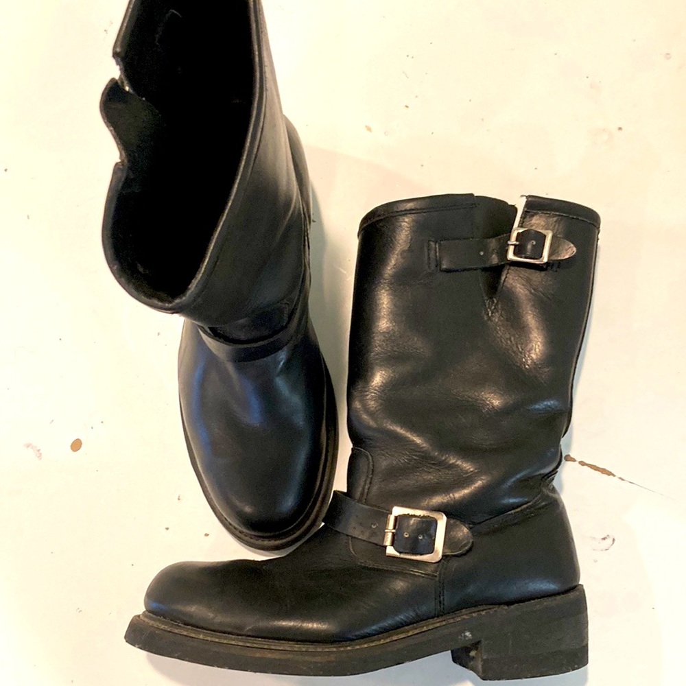 Vintage, men’s engineer motorcycle boots